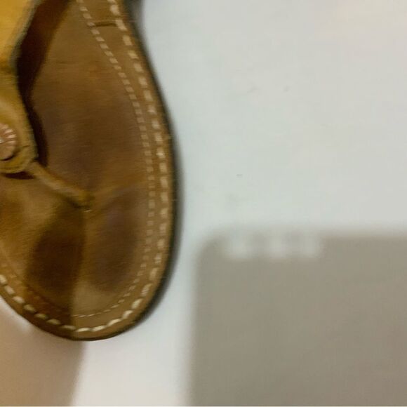 UGG Hamoa 1791 Sheepskin Lining Women Flip Flop Thong Sandals Brown Size 9 - Picture 12 of 15